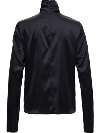 Tessa Blackturtleneck In Silk Blend