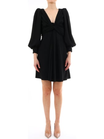 Celine Wrap Dress Black