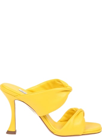 Aquazzura Twist 95 Sandal In Soft Leather