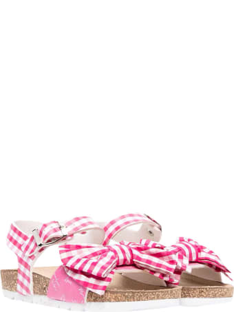 Monnalisa Check Sandals