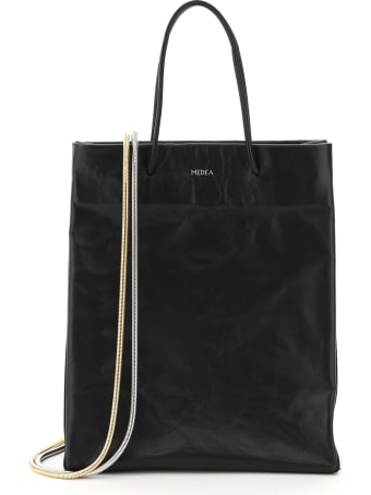 Medea Medea Busted Tall Leather Tote