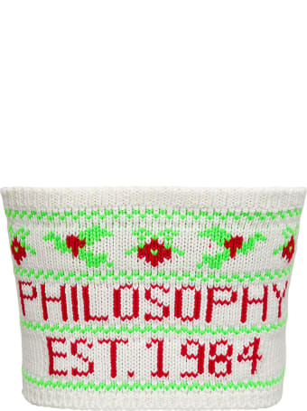 Philosophy di Lorenzo Serafini Christmas Jupers Sleeveless Wool Crop Top