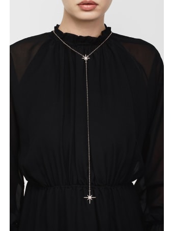 Federica Tosi Lace Back Stars Necklace Silver