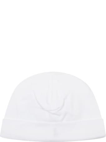 Ralph Lauren White Hat For Baby Kids