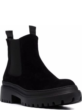 Pollini Crosta Ankle Boot Rubber Sole