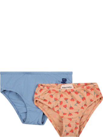 Bobo Choses Multicolor Set For Girl Colorful Details