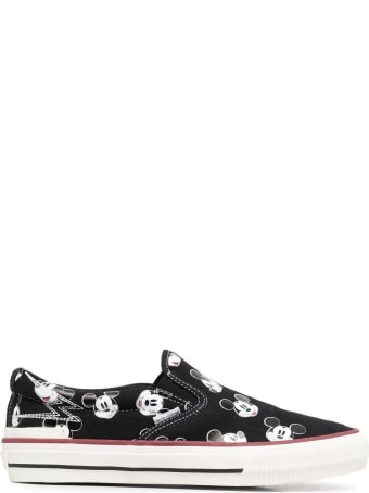 M.O.A. master of arts Fabric Sneakers With Mickey Mouse Print