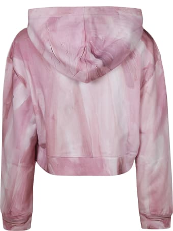 Moschino Chest Logo Painted Hoodie
