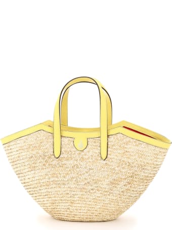 Mark Cross Madeline Straw Basket Bag