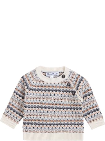 Tartine et Chocolat Multicolor Wool Sweater With Buttons