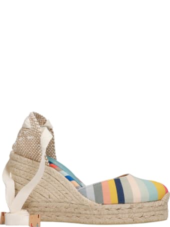 Castañer by Paul Smith Carina Ps 042 Wedges In Beige Canvas