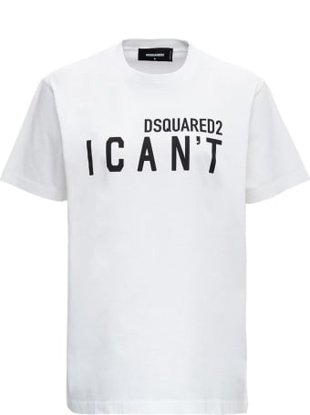 Dsquared2 "i Can't" Jersey T-shirt With Logo