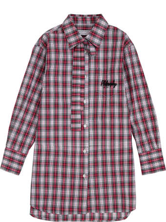 Philosophy di Lorenzo Serafini Kids Check Cotton Dress With Logo