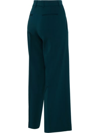 QL2 Teal Teodora Wool Pants