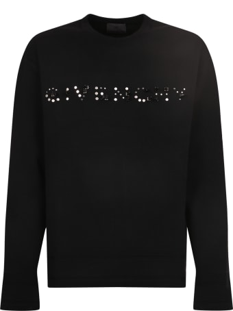 Givenchy Studded-logo Wool Jumper