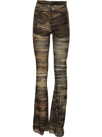 Charlotte Knowles Thin Mesh Leggings With Anatomic Cutting Lines