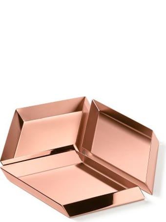 Ghidini 1961 Axonometry - Large Cube Rose Gold