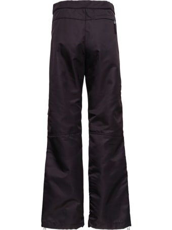 Bottega Veneta Brown Nylon Pants With Zip Detail