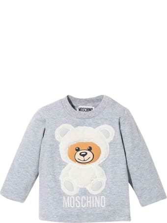 Moschino Newborn Gray Sweatshirt