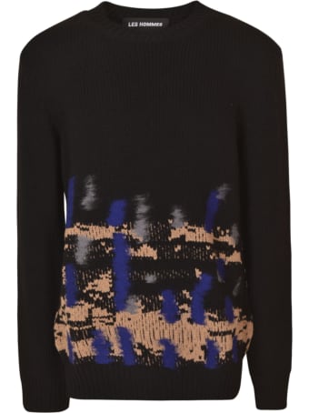 Les Hommes Wool Round Neck Jumper