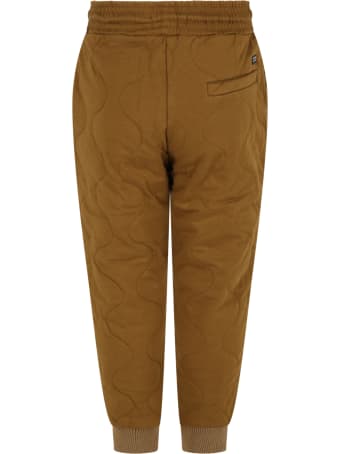 Scotch & Soda Green Sweatpants For Kids With Logo