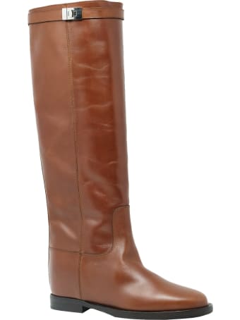 Via Roma 15 3428 Brown Leather Saint Barth Boots