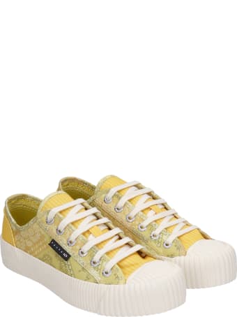 Superga Sneakers In Yellow Canvas