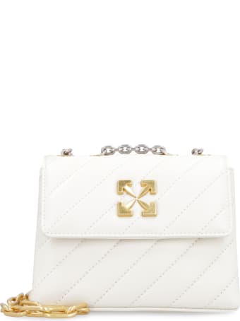 Off-White Jackhammer 19 Leather Shoulder Bag