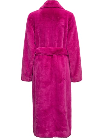STAND STUDIO Juliet Pink Long Coat With Belt