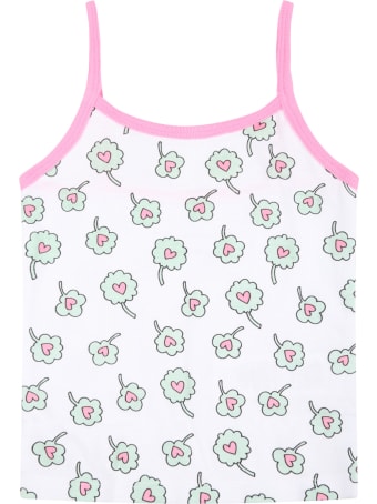 Stella McCartney Kids Multicolor Set For Girl With Multicolor Flowers