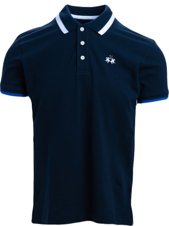 La Martina La Martina Cotton Blend Polo Shirt