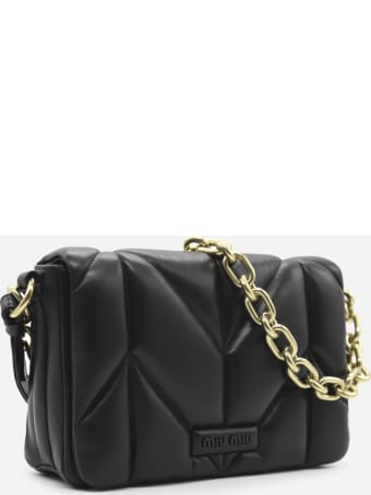 Miu Miu Shoulder Bag In Quilted Leather
