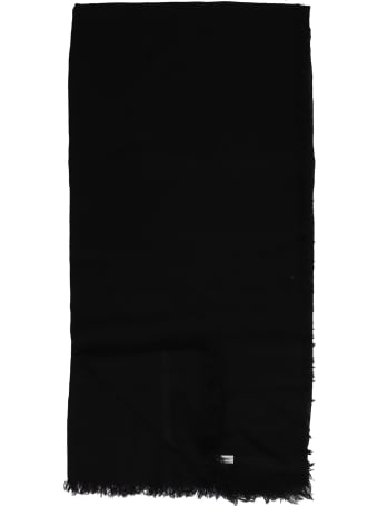 Ann Demeulemeester Sasha Scarve In Black Wool