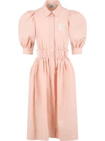 Fendi Pink Dress For Girl
