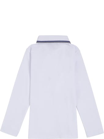 Emporio Armani White Cotton Polo Shirt With Logo