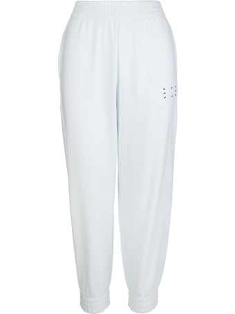 McQ Alexander McQueen Woman Light Mint Slim Fit Joggers With Logo