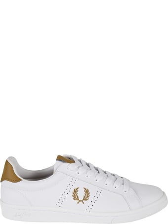 Fred Perry Logo Embroidered Sneakers