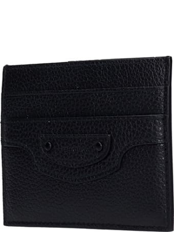 Balenciaga Wallet In Black Leather
