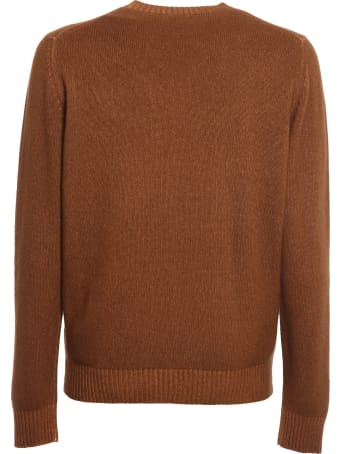 Malo Round Neck Cashmere Dyed