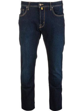 Jacob Cohen Man Slim Fit Bard Jeans In Dark Blue Denim