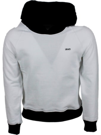 Liu-Jo Crewneck Sweatshirt With Hood With Contrasting Color
