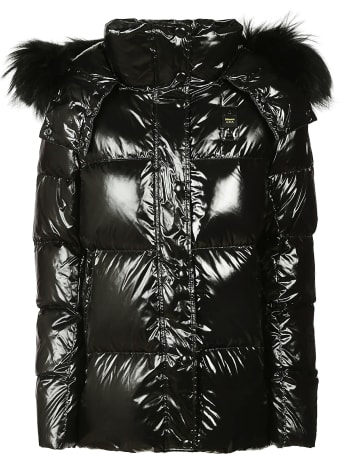 Blauer Fur Detail Padded Jacket