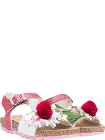 Monnalisa Floral Sandals