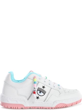 Chiara Ferragni Sneakers White-pink Beads