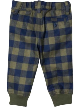 Il Gufo Trousers With Checked Percale Pattern