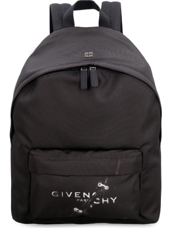 Givenchy Essential U Logo Detail Nylon Backpack