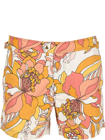 Tom Ford Floral-print Swim Shorts