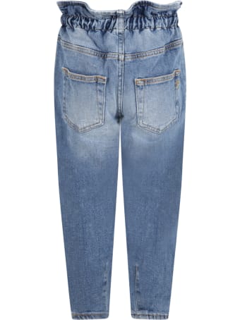 Dondup Light Blue Jeans For Girl