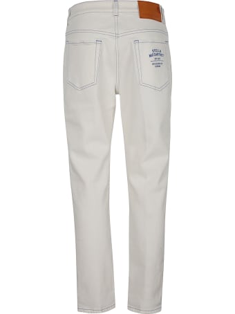 Stella McCartney Rear Patched Cropped Jeans