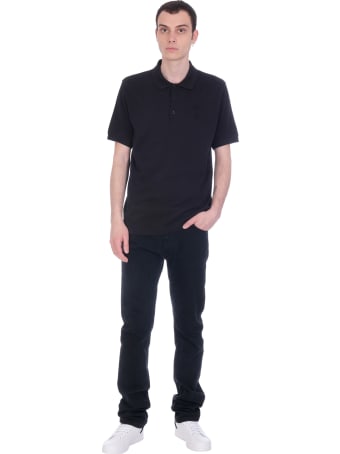 Fred Perry by Raf Simons Polo In Black Cotton